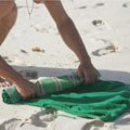 Kikoy Beach Towel Bag