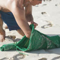 Kikoy Beach Towel Bag