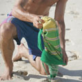Kikoy Beach Towel Bag
