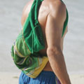 Kikoy Beach Towel Bag