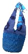 Sisal bag with Denim Handle