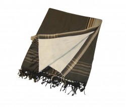 Kikoy Towel Dark Brown_306