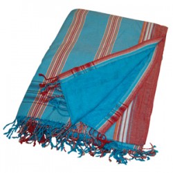 Kikoy Towel Blue Stripe_S258