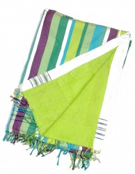 Kikoy Towel MulitColour, Green, Purple, Blue, White Stripes_391/3