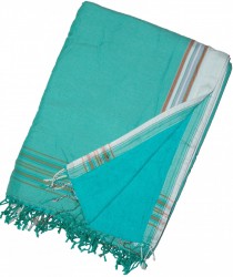 Kikoy Beach Towel Aqua Green_362/3