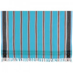 Kikoy Soft Cyan Striped